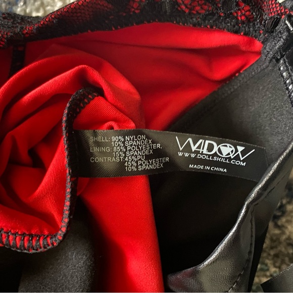 DollsKill | NWT’s gothic lace stud embellished and embroidered garter mini skirt - Picture 8 of 9